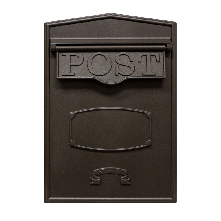 Bloomsbury Rear Retrieval Locking Wall Mounted Mailbox
